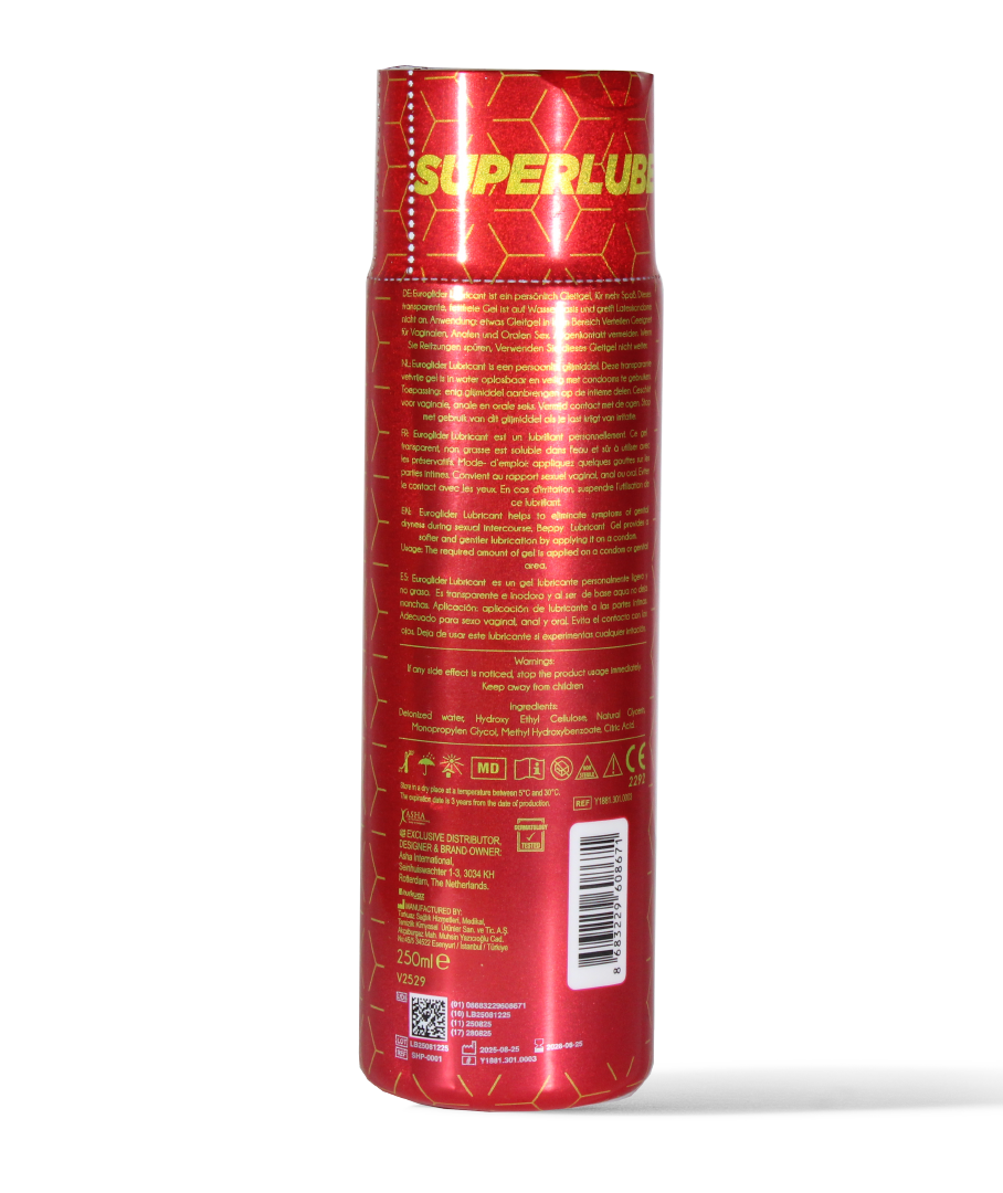 Euroglider «Superlube» 250ml neutrales Gleitgel ohne Parabene (6)